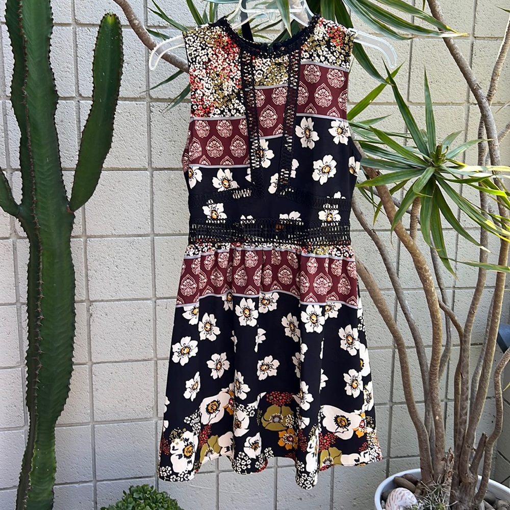 Topshop dress with lace detail